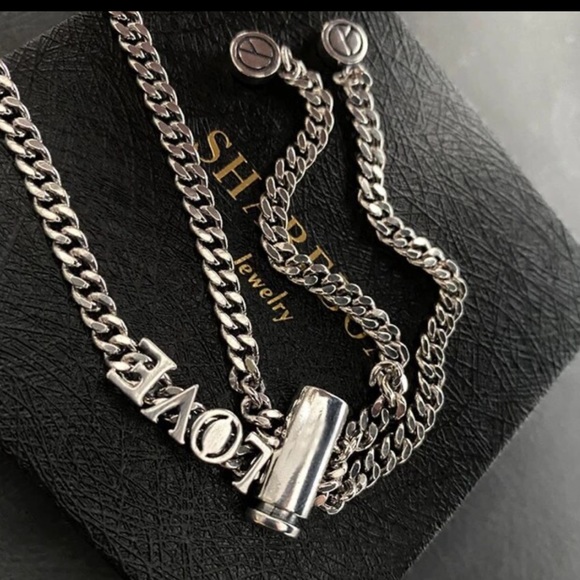 Love Silver Necklace - Picture 2 of 4